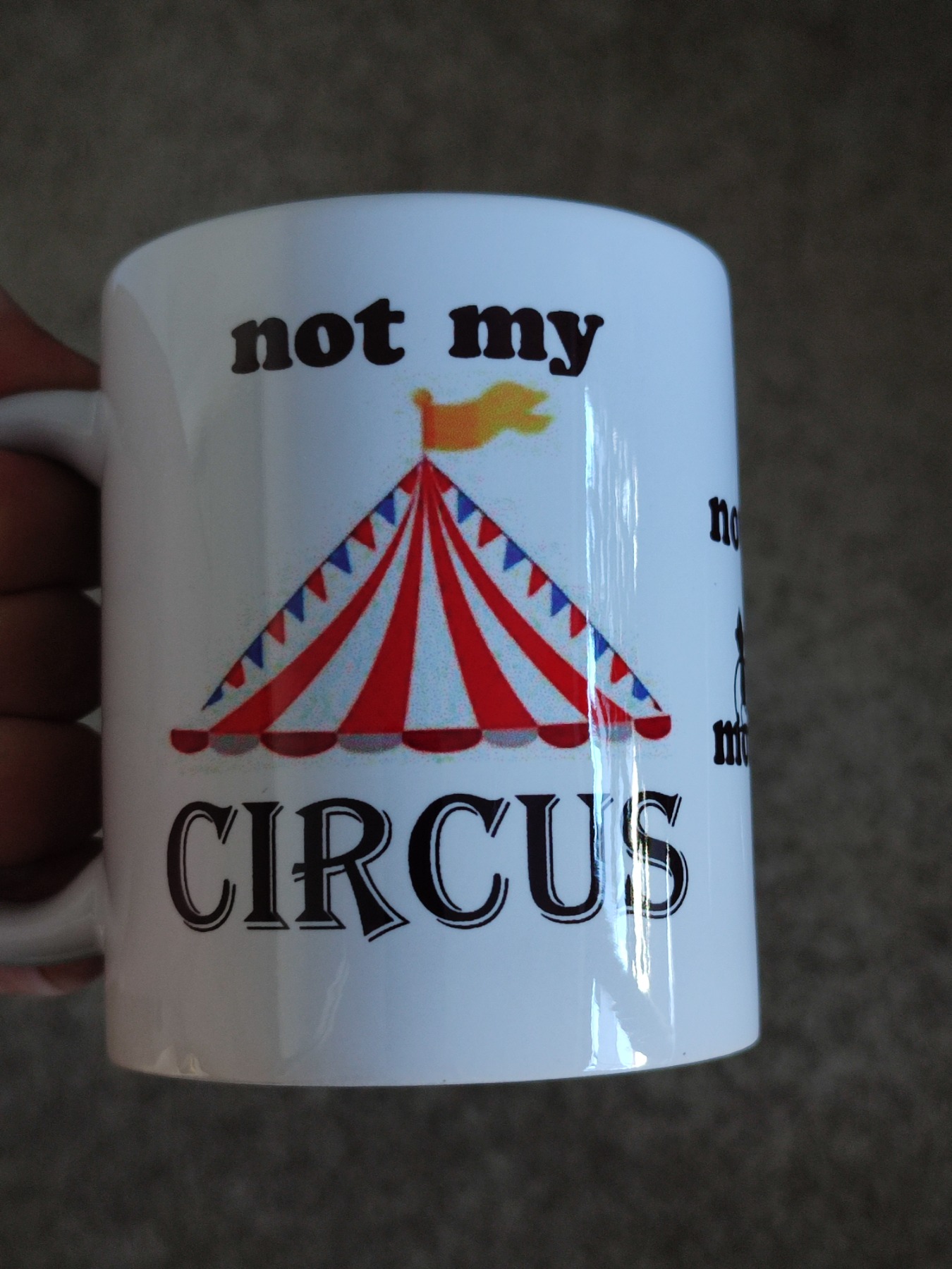 Tasse Clown reserviert für N 4