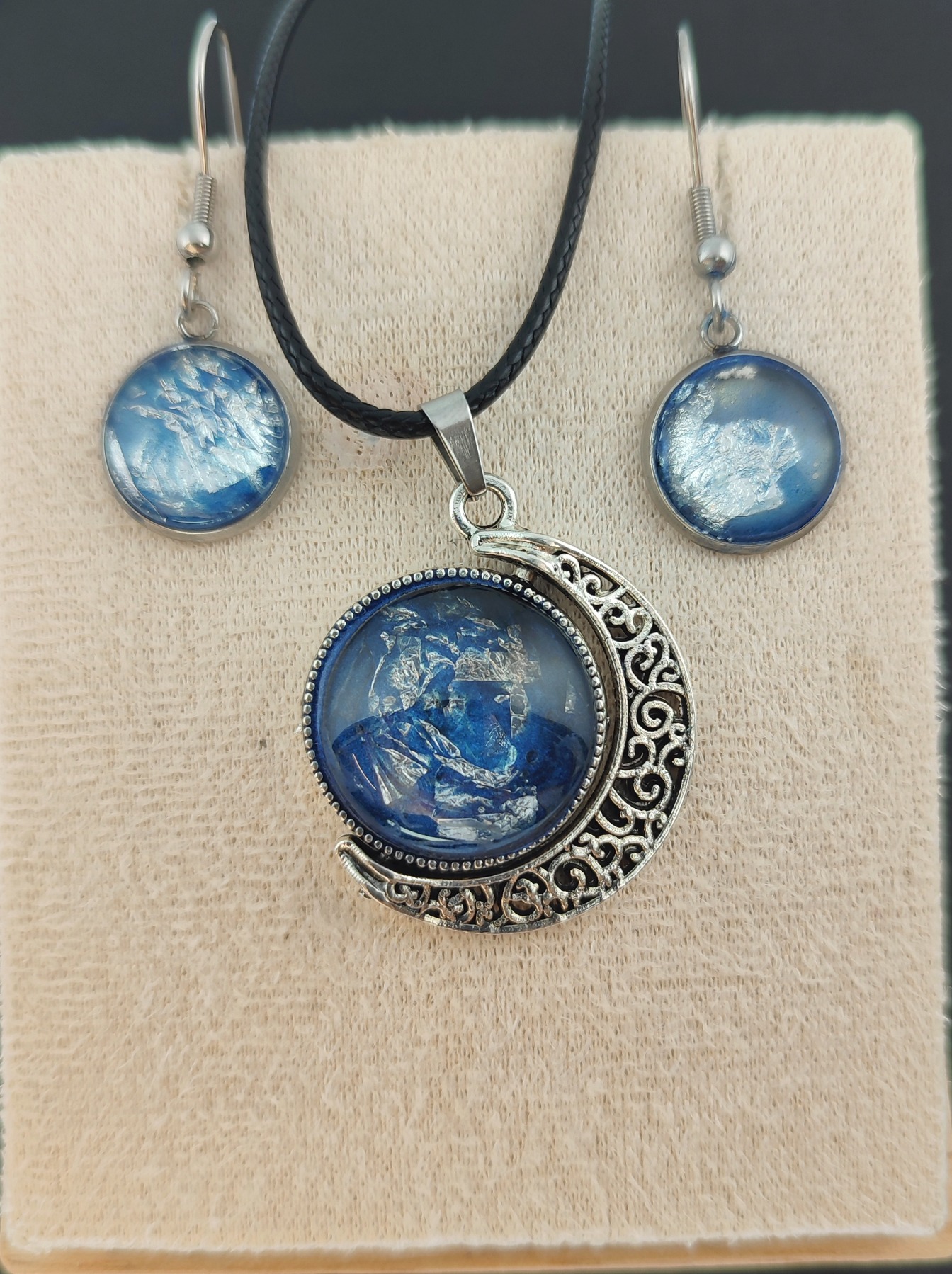 Cabochon Set blue moon