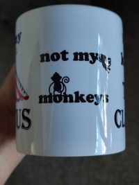 Tasse Clown reserviert für N 3