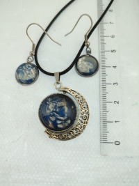 Cabochon Set blue moon 2