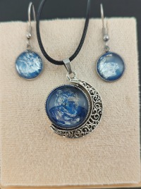 Cabochon Set blue moon