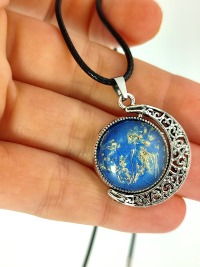 Cabochon Kette to the moon and back reserviert für I