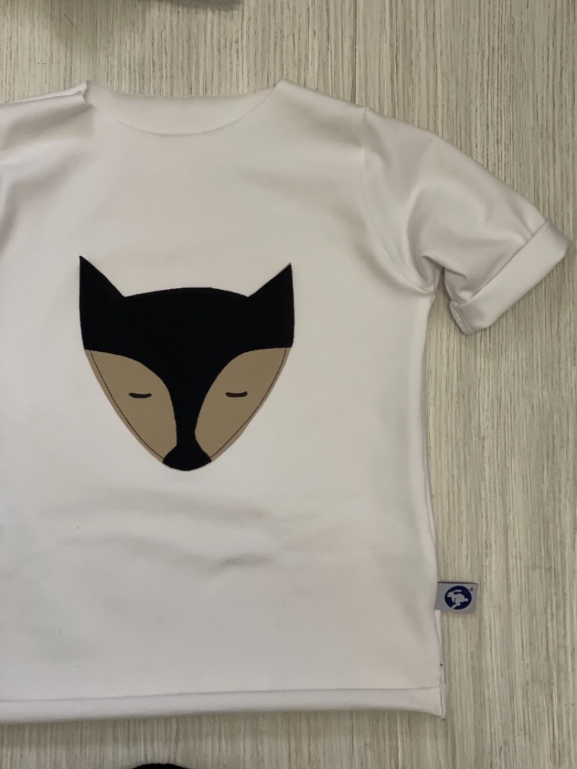 T-Shirt mit Fuchs Applikation Zajaz Bio