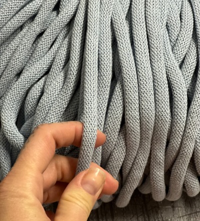 Baumwolle Kordel 9 mm BlUE