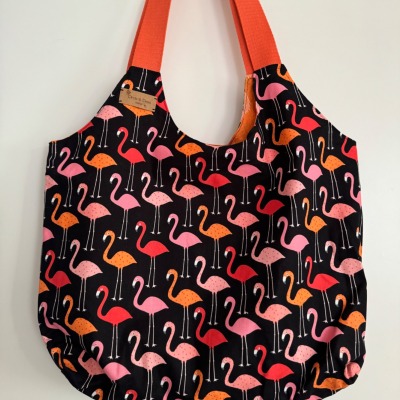 Shopper Flamingo zum Wenden