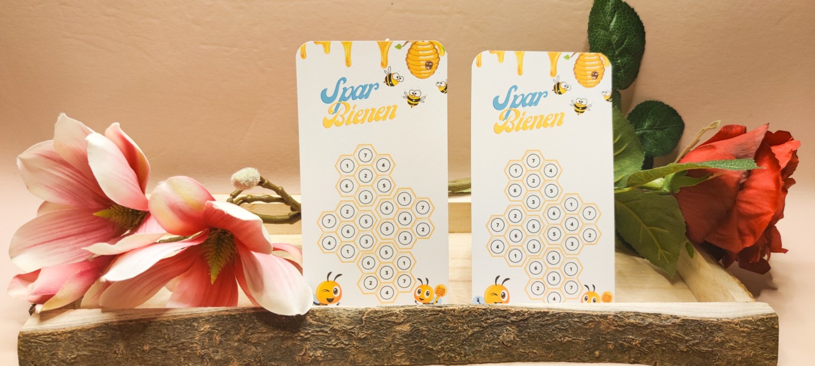 Spar Bienen Sparchallenge passen für Budget Binder A6 oder A7