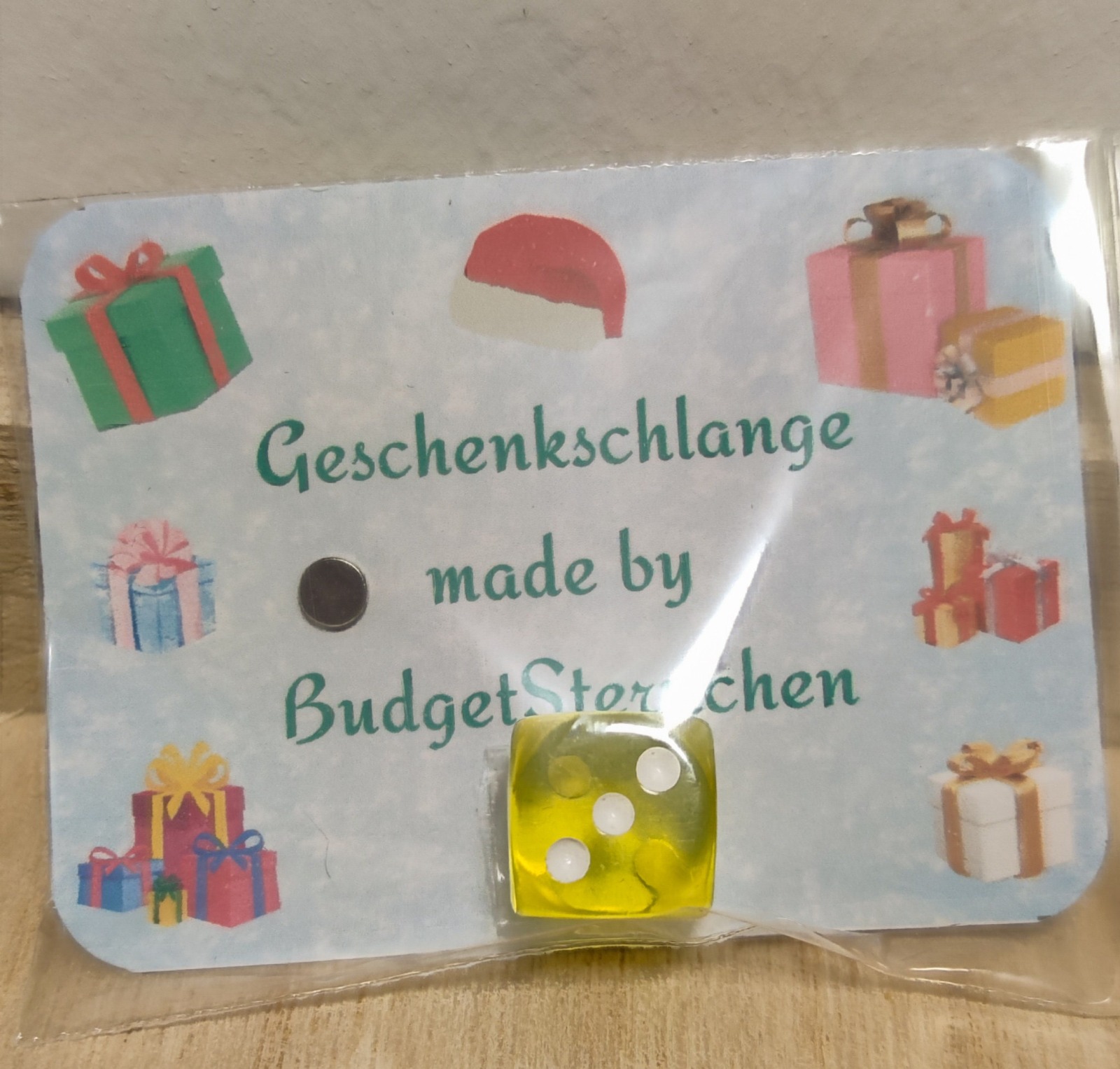 Sparspiel Geschenkschlange passend für deine A6 oder A7 Budget Binder, Sparspiel, Challenge 5