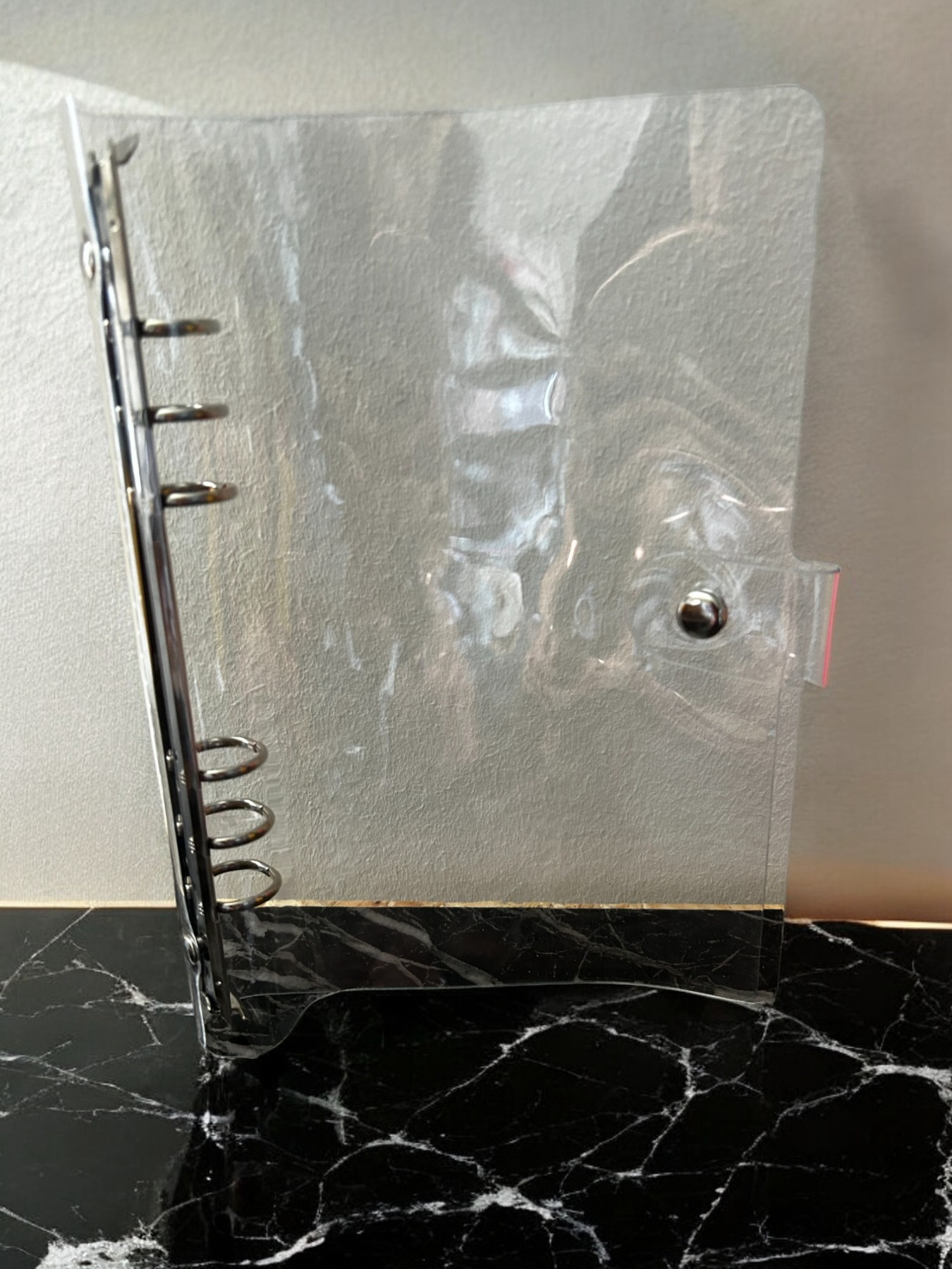 Binder Transparent A5 in Grau