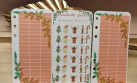 Sparchallenge Geschenke sparen, Weihnachten, verschiedene Beträge, passend für Budget Binder A6