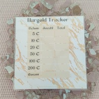 Bargeld Tracker in 2 verschiedenen Größen, für deinen Budget Binder, Umschlagmethode 9