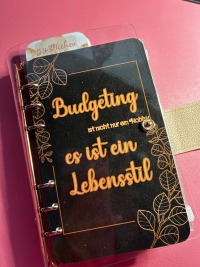 Deckblätter laminiert passend für A6 oder A7 Budget Binder, Cashstuffing, Umschlagmethode 2