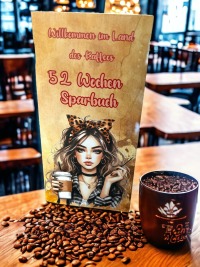 52 Wochen Sparbuch Kaffee Edition