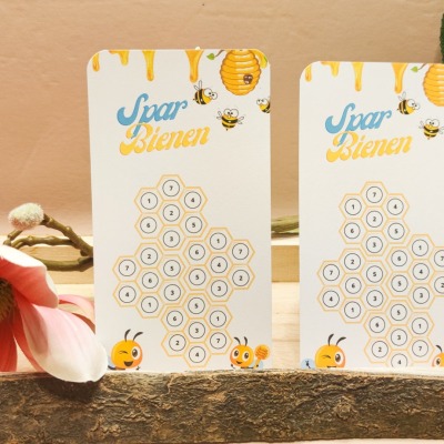 Spar Bienen Sparchallenge passen für Budget Binder A6 oder A7