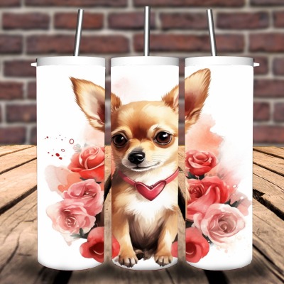 Thermocup, Kaffeebecher, Tumbler Chihuahua