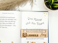 Lesehilfe Holz für Kinder personalisiert - HimbeerBande 3