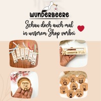 Lesehilfe Holz für Kinder personalisiert - HimbeerBande 9