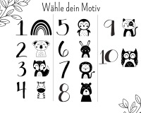 Handgefertigte Lesehilfe aus Holz für Kinder personalisiert 5