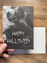 Halloween Postkarte - HAPPY HALLOWEEN 3