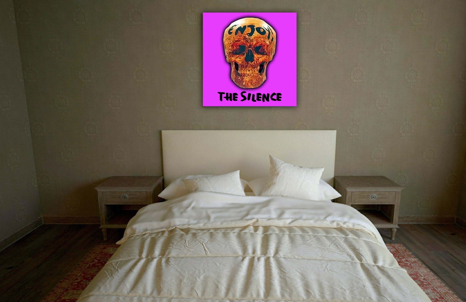 exklusiver DEPECHE MODE -Lyrics- Kunstdruck- Enjoy The Silence live 2023 No. 1 - 40 x 40 cm 5