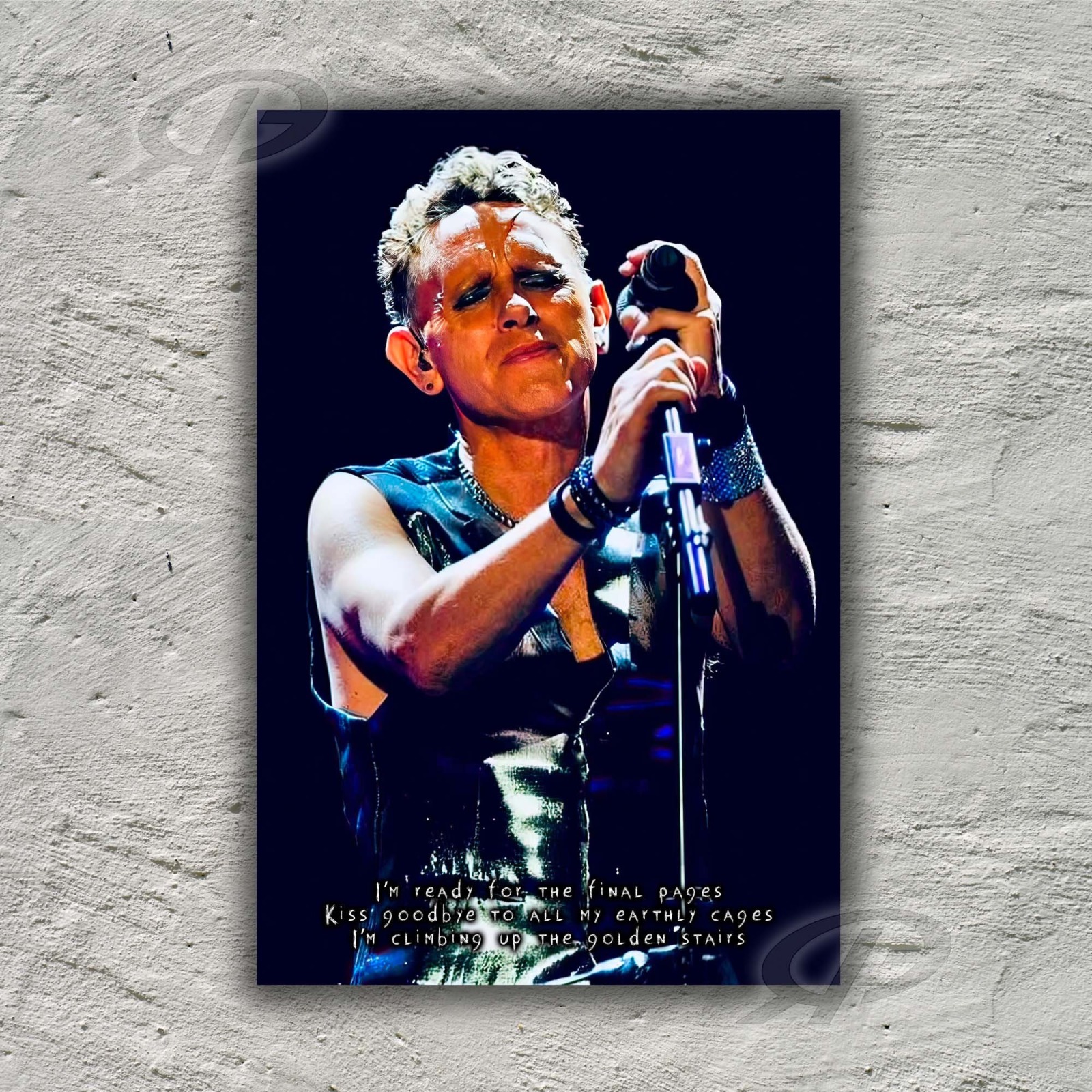 exklusiver DEPECHE MODE -Lyrics- Kunstdruck - Soul With Me - No. 1 2