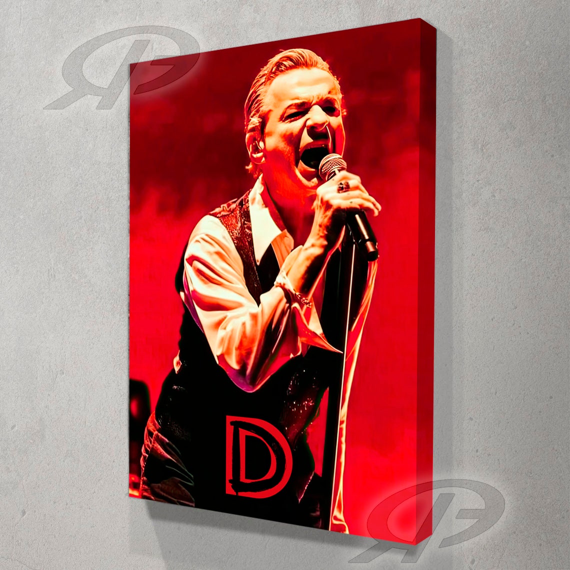 exklusiver DEPECHE MODE -Lyrics- Kunstdruck - Dave live 2023 - No. 1