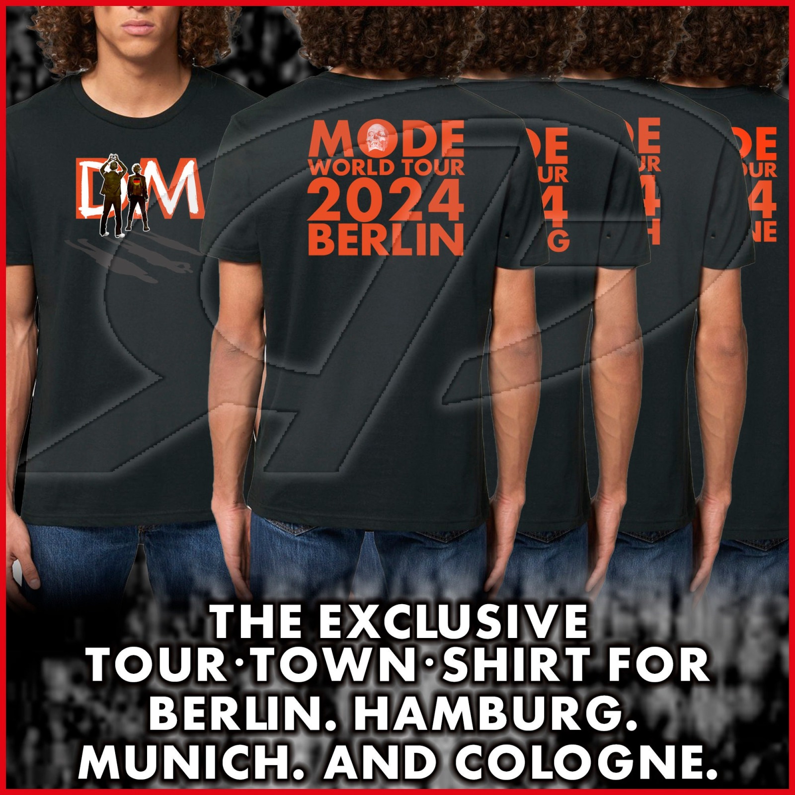 exklusives DEPECHE MODE Memento Mori World In My Tour 2024 No. 2 - Premium Organic T-Shirt - Black