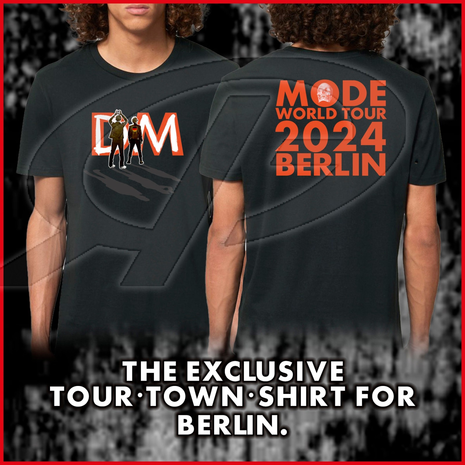 exklusives DEPECHE MODE Memento Mori World In My Tour 2024 No. 2 - Premium Organic T-Shirt - Black