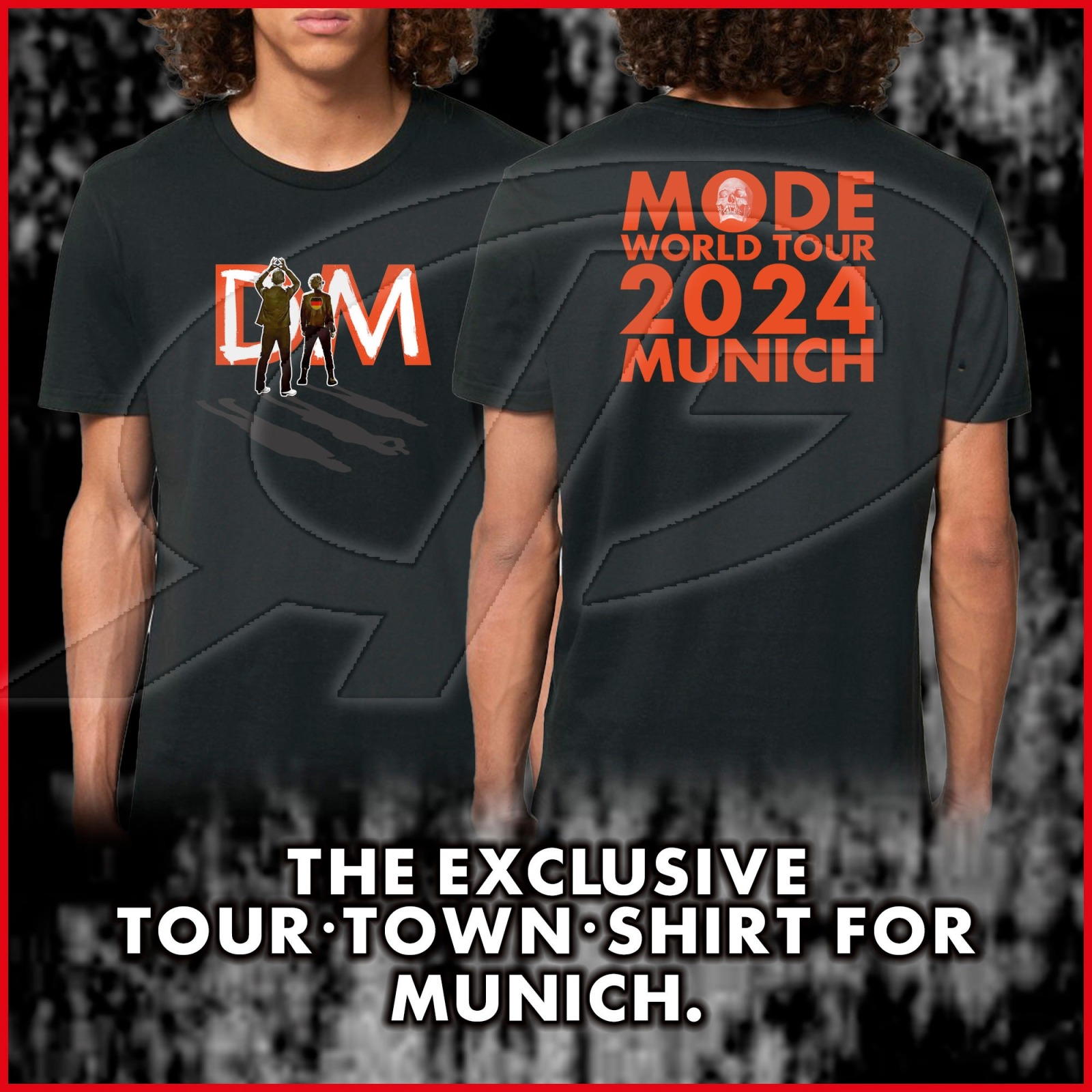 exklusives DEPECHE MODE Memento Mori World In My Tour 2024 No. 2 - Premium Organic T-Shirt - Black