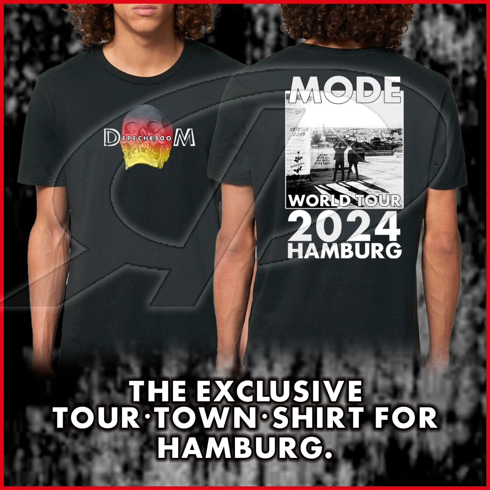 exklusives DEPECHE MODE Memento Mori World In My Tour 2024 No. 1 - Premium Organic T-Shirt - Black