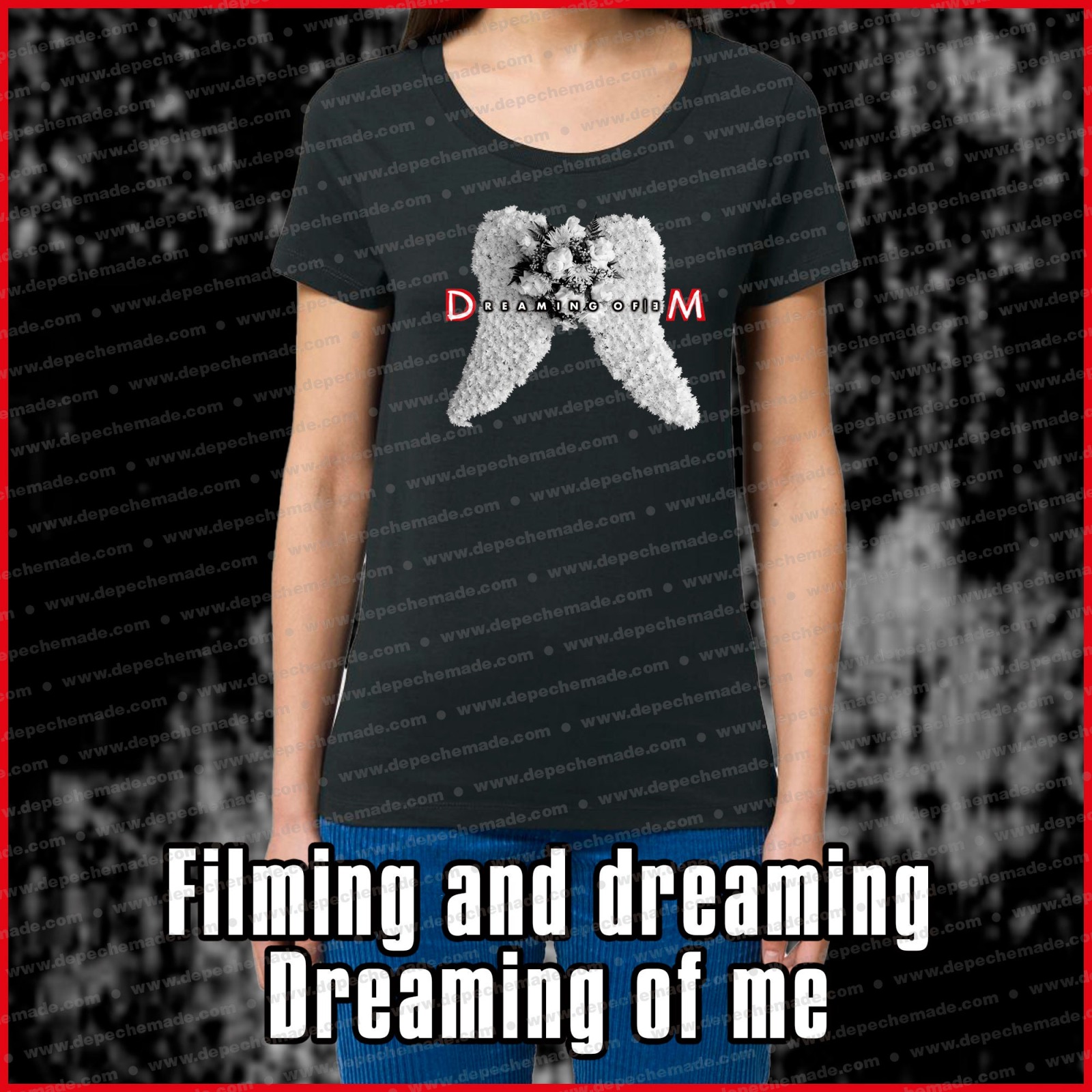 exklusives DEPECHE MODE - Ladies Premium Shirt -Dreaming Of Me - Black