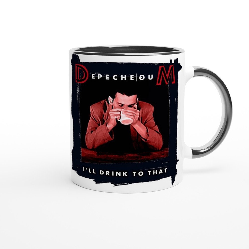 exklusiver DEPECHE MODE - Kaffeebecher - Black Coffee Celebration - Keramik - weiss/schwarz 6