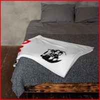 exklusive DEPECHE MODE - Kuscheldecke No. 2 - Einseitiger Druck - 127 x 153 cm - weiss 6