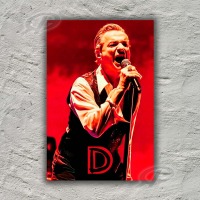 exklusiver DEPECHE MODE -Lyrics- Kunstdruck - Dave live 2023 - No. 1 2