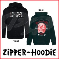 exklusiver DEPECHE MODE Memento Mori Tour 2024 - Organic Zipper - Black - Front/Back Print