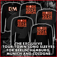 exklusives DEPECHE MODE Memento Mori World In My Tour 2024 No. 2 - Cotton Long Sleeve - Black -