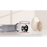 exklusiver DEPECHE MODE - Kaffeebecher - Depeche Mug - Keramik - weiss/schwarz 6