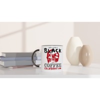 exklusiver DEPECHE MODE - Kaffeebecher - Black Coffee Celebration - Keramik - weiss/schwarz 2