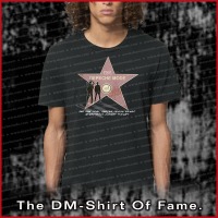 exklusives DEPECHE MODE - Walk Of Fame - Premium Organic T-Shirt - Black - Front Print - DM00005