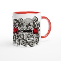 exklusiver DEPECHE MODE - Kaffeebecher - Skull Mania - Keramik - weiss/rot 3