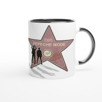 exklusiver DEPECHE MODE - Kaffeebecher - Walk Of Fame - Keramik - weiss/schwarz 3