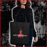 exklusive DEPECHE MODE - Organic Shopping Bag - Boys Say Go - Schwarz - Front Print