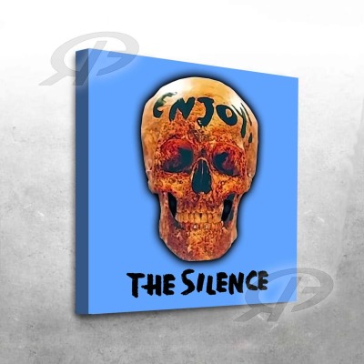 exklusiver DEPECHE MODE -Lyrics- Kunstdruck- Enjoy The Silence live 2023 No. 3 - 40 x 40 cm