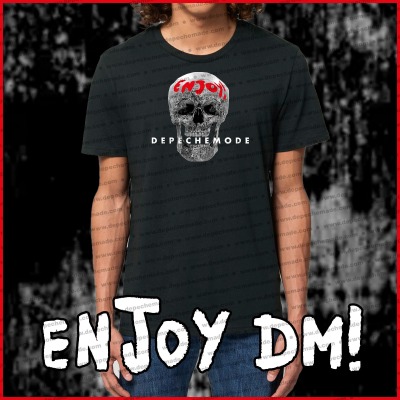 exklusives DEPECHE MODE Enjoy - Premium Organic T-Shirt - Black - Front Print -