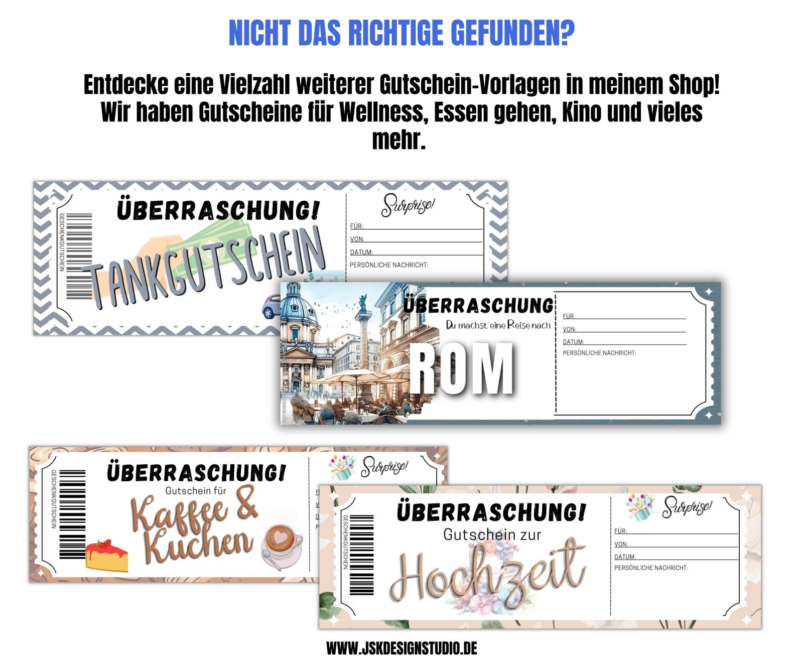 Gutschein für Los Angeles Vorlage zum Ausdrucken &amp; Verschenken 5