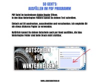 Gutschein für Winterreifen Vorlage zum Ausdrucken &amp; Verschenken 3