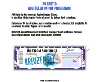 Kreuzfahrt Gutschein Vorlage zum Ausdrucken &amp; Verschenken 3