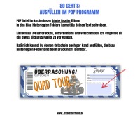 Gutschein für Quad fahren Vorlage zum Ausdrucken &amp; Verschenken 3