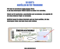 Gutschein Konfirmation Vorlage zum Ausdrucken &amp; Verschenken 3