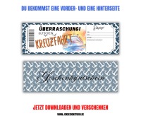 Gutschein für eine Kreuzfahrt Vorlage zum Ausdrucken &amp; Verschenken 4