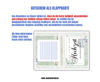 Gutschein zur Hochzeit Vorlage zum Ausdrucken &amp; Verschenken 4